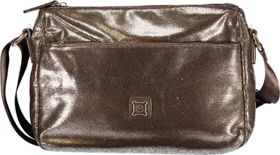 Image de Elégant sac à main en bronze : bretelle réglable & compartiments pratiques