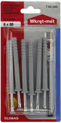 Productafbeelding van Universele spreidankers, 8x80mm, set van 7 stuks