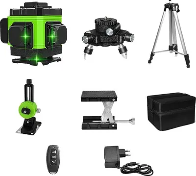 Obrázek produktu pro Laserová vodováha, 12 čar, zelený paprsek, samonivelační, IE12A BL12 H15