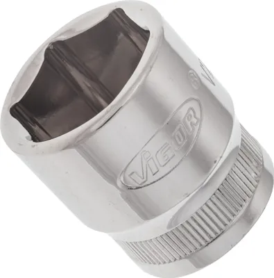 Produktbild von Vigor V2265, Steckschlüsselbuchse, Silber, 1 Kopf/Köpfe, 3/8", Metrisch/imperial, 10 mm