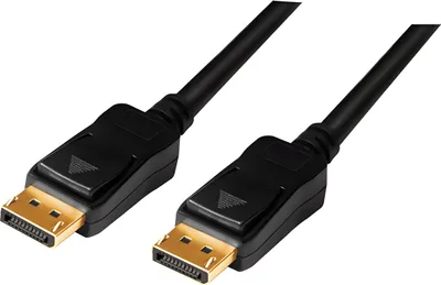 Obrázok produktu pre LogiLink CV0113 DisplayPort-Kabel 15 m Schwarz