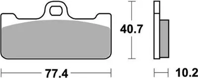 Produktbild von Racing SBS Bremsbelagsatz