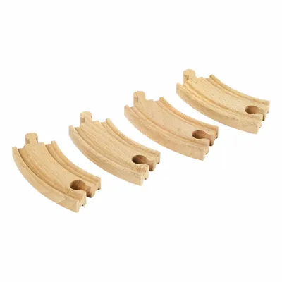 Produktbild von BRIO Kurze gebogene Gleise E1 (33337)