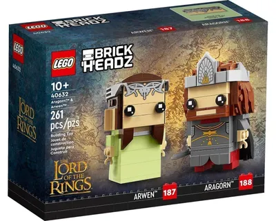 Produktbild von LEGO® BrickHeadz 40632 Aragorn™ und Arwen™
