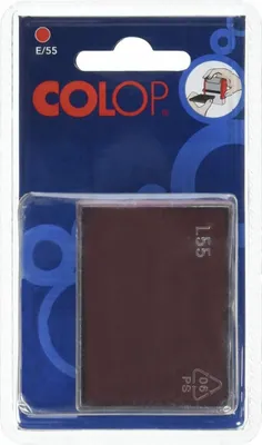 Image de Tampon encreur Colop E/55 Rouge 2 Pcs