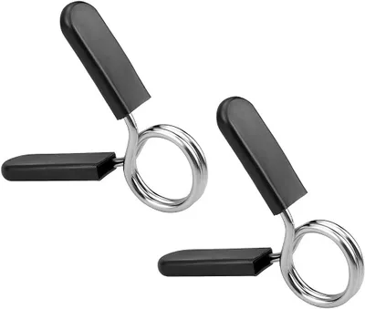 Produktbild von Federclip-Hantelstange mit Federverschluss, 2 Stück, 30 mm, für Kraftsport und Fitness