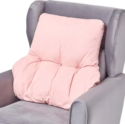 Produktbild von HOMESCAPES Rückenkissen rosa - Rückenstützkissen 68 x 58 cm mit Baumwollbezug