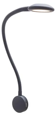 Produktbild von kalb | LED Bettleuchte USB Ladestation Touch-Schalter schwarz od. weiss Schwarz