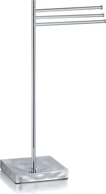 Produktbild von Kela Handtuchhalter Verbera Metall silber glänzend 25x25x80cm, 22431
