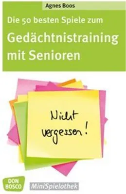 Produktbild von Die 50 besten Spiele zum Gedächtnistraining mit Senioren