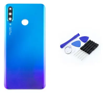 Produktbild von Huawei P30 lite Backcover Peacock Blue (blau-violett) - Set