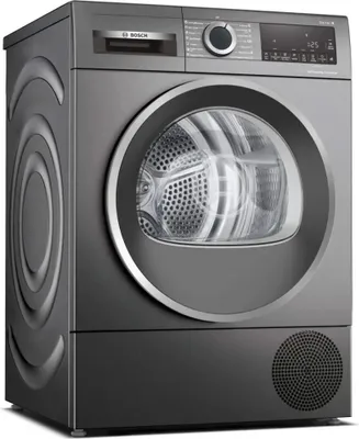 Zdjęcie produktu dla Bosch Serie 6 WQG235DREU, Wolnostojący, Od przodu, Pompa grzewcza, Szary, Przyciski, Obrotowy, Prawy