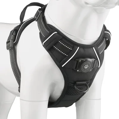 Produktbild von AirTag Hundegeschirr, integrierte Hundeweste mit 100% wasserdichtem AirTag-Halte