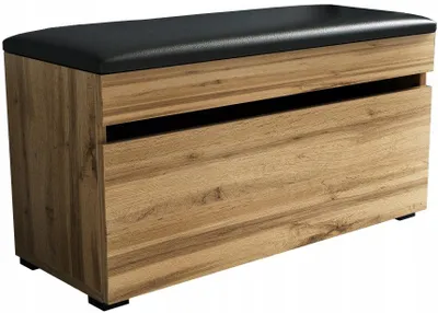 Zdjęcie produktu dla szafka na buty 80 z siedziskiem 80cm dąb Wotan ze schowkiem