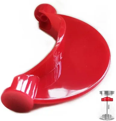 Immagine prodotto di Contenitore in tessuto rosso - Adatto agli aspirapolvere Dyson V10, V11, V12 e V15 Outsize Absolute, con pulsante di apertura migliorato