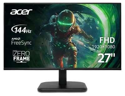 Zdjęcie produktu dla Acer EK1 EK271P6bi, 68,6 cm (27"), 1920 x 1080 px, Full HD, LCD, 4 ms, Czarny