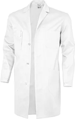 Produktbild von Qualitex Arbeitsjacke - waschbarer basic Berufsmantel - BW 240 g - aus reiner Baumwolle - in Farbe: weiß - Herren: 90