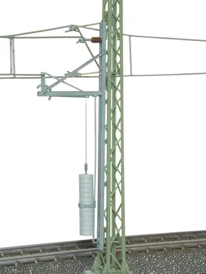 Produktbild von Viessmann 4165 - H0 Hebelspannwerk komplett mit Abspannmast  - Neu