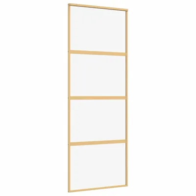 Produktbild von Schiebetür Golden 76x205 cm ESG-Klarglas und Aluminium