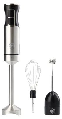 Image de MasterChef, mixeur plongeant en acier inoxydable 3 en 1, avec batteur électrique