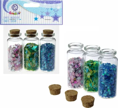 Obrázok produktu pre Konfety 3x10g sklenené fľaše Frosty Day Astra 552