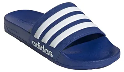 Immagine prodotto di Adidas - Sandali da bagno unisex uomo/donna "Adilette Shower", 3 strisce PP2619 (42 EU) (blu reale/bianco nuvola)