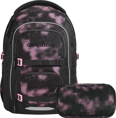 Produktbild von Coocazoo, Schulrucksack-Set PORTER, Pink Illusion 2-teilig