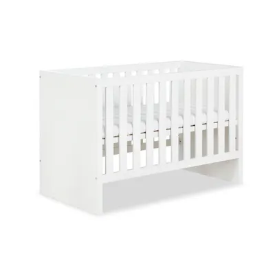 Image de Lit enfant 60x120 ALABANA avec barrière – blanc