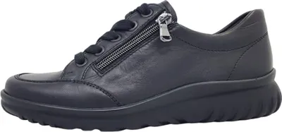Productafbeelding van Semler Lena Damenschuhe, sportieve veterschoen, zwart, geschikt voor vrijetijdskleding, schoenmaat: EUR 42 | UK 8