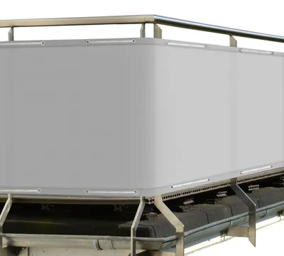 Produktbild von Sol Royal Balkon Sichtschutz PES SolVision PB2 Grau, 90x300cm