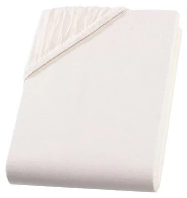 Produktbild von Jersey Split Topper Spannbettlaken für geteilte Topper Natur 180x200 - 200x200 cm