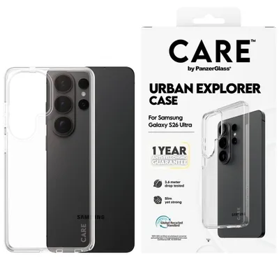Obrázok produktu pre PanzerGlass CARE™ by ® Urban Explorer Case Transparent Samsung Galaxy S26 Ultra, Ochranný obal, Samsung, Samsung - Galaxy S26 Ultra, Priehľadná