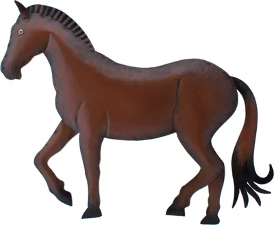 Produktbild von Wanddeko Pferd Metall Wandbild Wand Hänger Reitpferd Deko Figur Skulptur Objekt