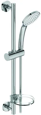 Obrázek produktu pro Sprchová souprava s jednou ruční sprchou a chromovanou sprchovou tyčí o délce 60 cm