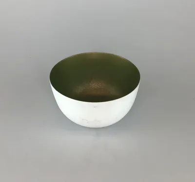 Produktbild von ASA Schüssel weiß/grün Keramik H:5,5cm D:10cm