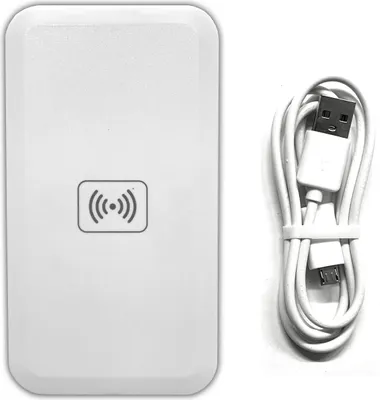 Produktbild von Wireless Charging Induktionsladegerät | Kabellos Induktion Ladestation | Wireless Charger Ladegerät Weiss