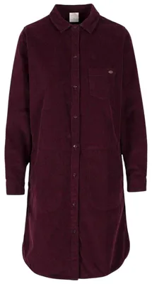 Produktbild von Trespass - "Alison" Hemdblusenkleid für Damen, Mit Kragen, Kord GT42759 (36 DE) (dunkele Kirsche)