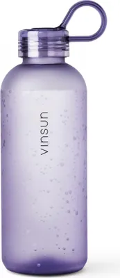 Produktbild von Trinkflasche 650ml Sport Wasser Flasche BPA frei Kohlensäure geeignet Gym Vinsun