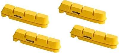 Obrázek produktu pro Swissstop, brzdové destičky, Race Flash Pro, žluté (Yellow King), Shimano, pro karbonové ráfky, 4 ks, doporučená maloobchodní cena 36,90, (číslo výrobku = Swfl C)