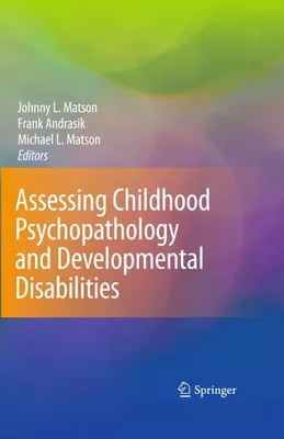 Obrázek produktu pro Assessing Childhood Psychopathology and Developmental Disabilities