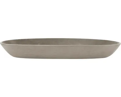 Produktbild von Blumentopf Untersetzer Ecopots Sofia Kunststoff 25,6 x 11,7 x 3 cm taupe