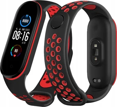 Zdjęcie produktu dla OPASKA PASEK do XIAOMI MI BAND 5/6 PERFOROWANA