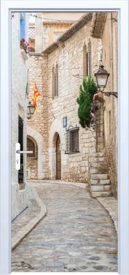 Immagine prodotto di Adesivo per porta in tessuto con Altstadtstraße, 528PD
