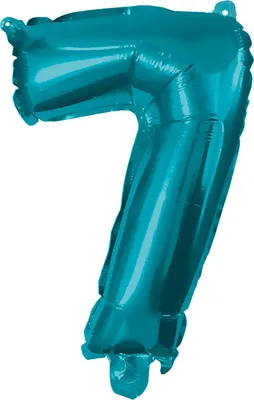 Image de Ballon Chiffres d'environ 33 cm de diamètre Chiffre 7
