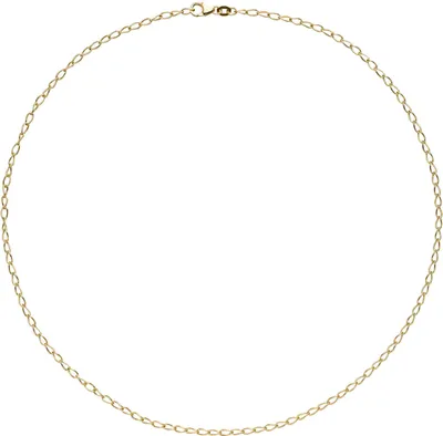 Produktbild von 2,3mm Weit-Ankerkette Halskette Collier Halsschmuck aus 375 Gold Gelbgold 45cm