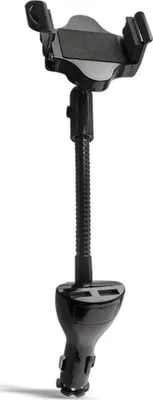 Produktbild von LogiLink KFZ-Ladegerät & Smartphone Halter schwarz