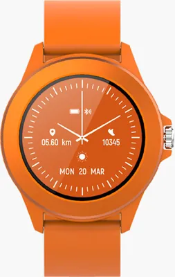 Produktbild von Forever Colorum CW-300 Smartwatch Tracker Wasserdicht IP68 Multi-Sport-Funktion Armband Uhr Bluetooth, Musiksteuerung für Android iOS Orange