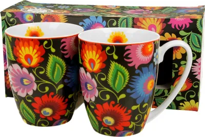 Produktbild von DUO ETNO 2er-Set klassische Becher 350 ml ETNIC New Bone China Porzellan
