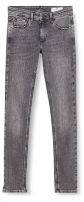 Productafbeelding van Cross Jeans, dames skinny jeans, model Nancy, per pak, kleur grijs (donkergrijs, gebruikte look 009), maat W26/L3