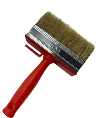 Produktbild von 3x Flächenstreicher 3x12cm Pinsel Flach Malerpinsel Deckenbürste Maler
